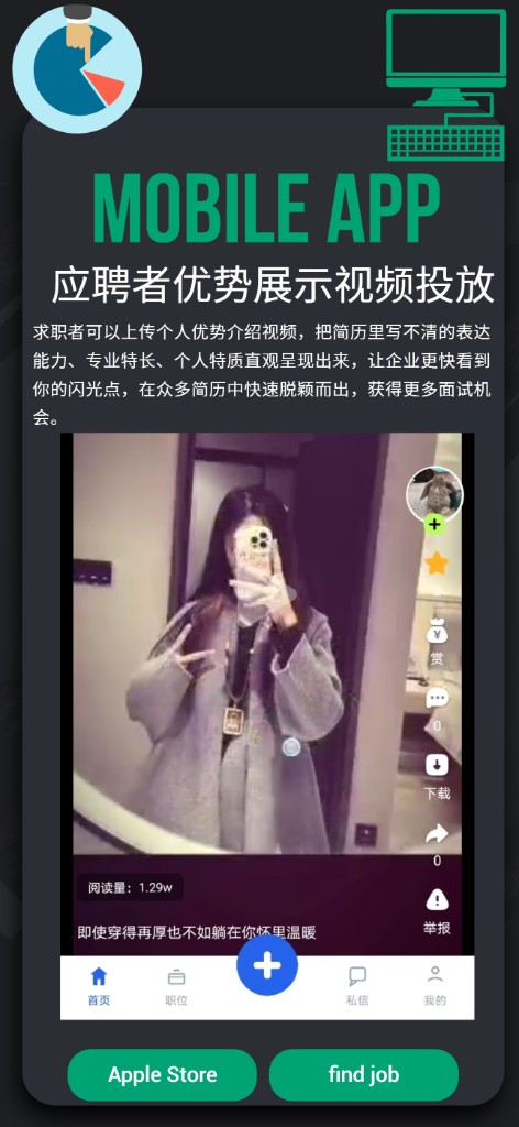 应聘者优势展示视频